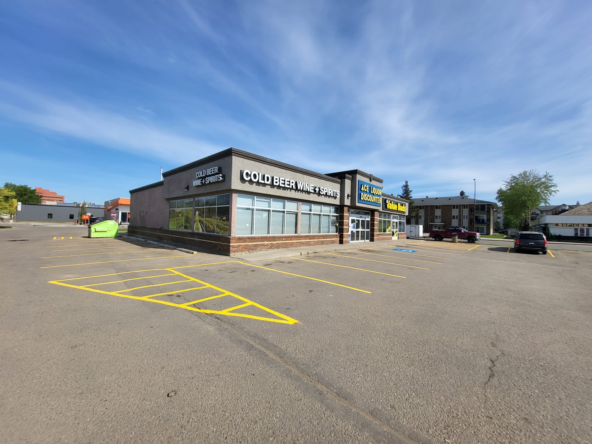 Commercial lot line painting