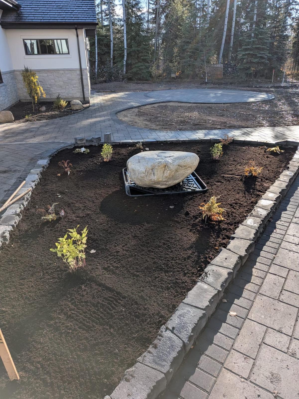 Hardscaping project